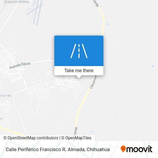 Calle Periférico Francisco R. Almada map