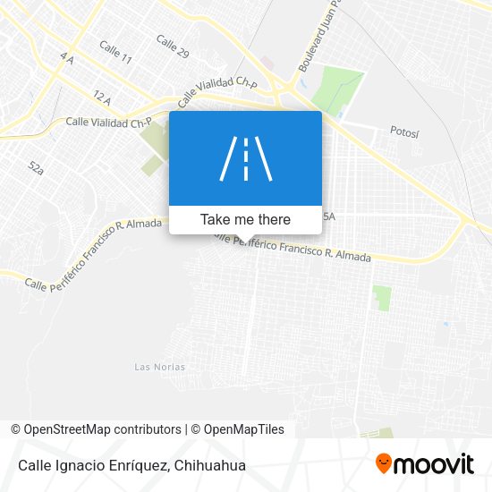 Mapa de Calle Ignacio Enríquez