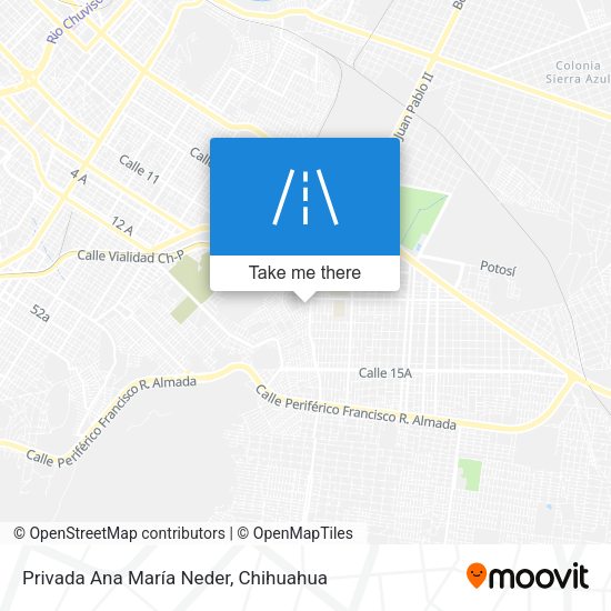 Privada Ana María Neder map