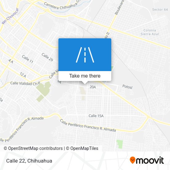 Mapa de Calle 22