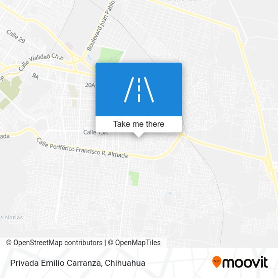 Privada Emilio Carranza map