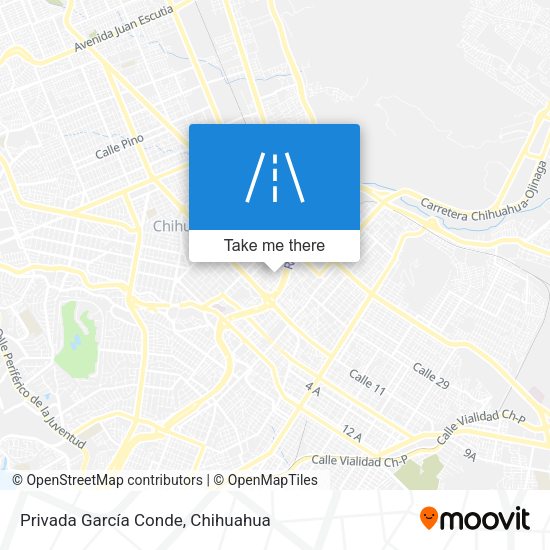 Privada García Conde map