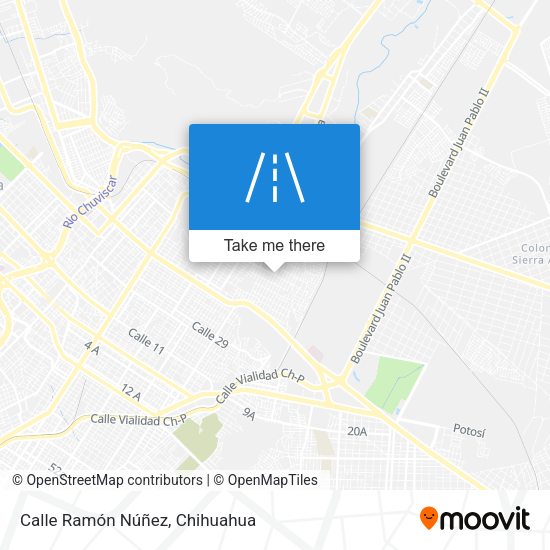 Mapa de Calle Ramón Núñez