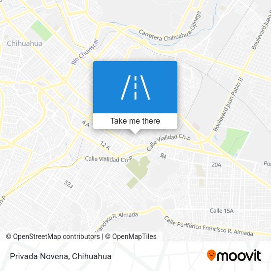 Mapa de Privada Novena