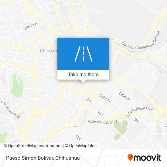Mapa de Paeso Simon Bolivar