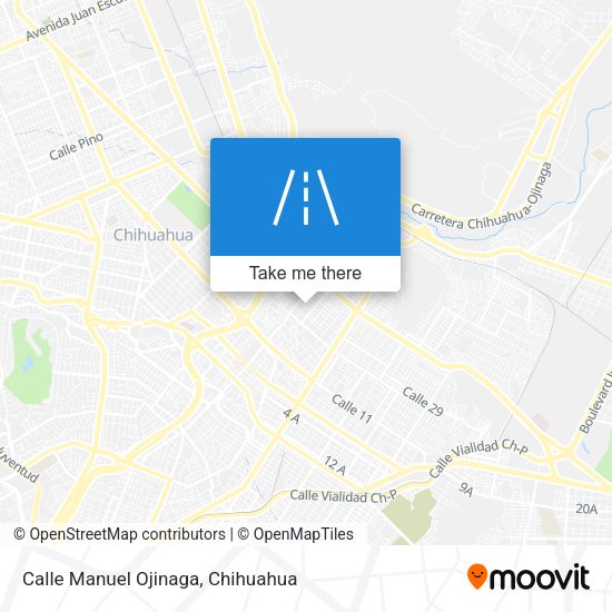 Calle Manuel Ojinaga map