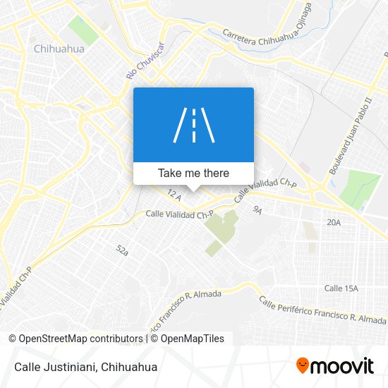 Mapa de Calle Justiniani