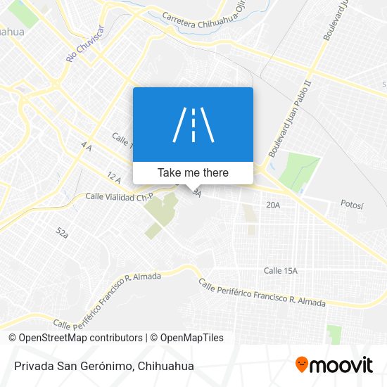 Privada San Gerónimo map