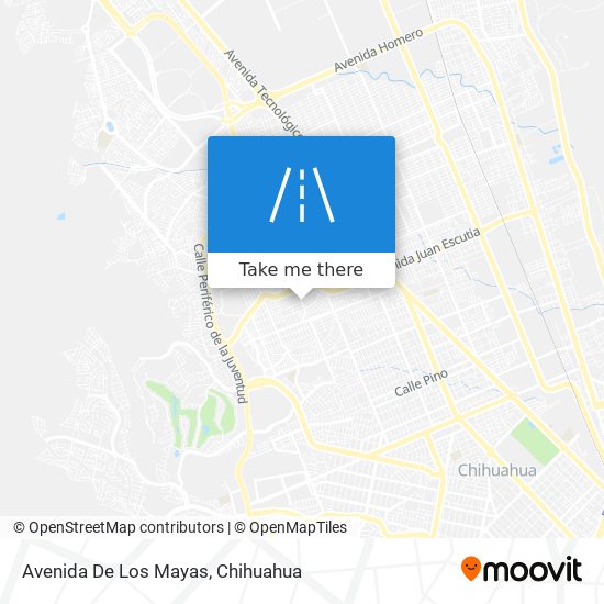 Avenida De Los Mayas map
