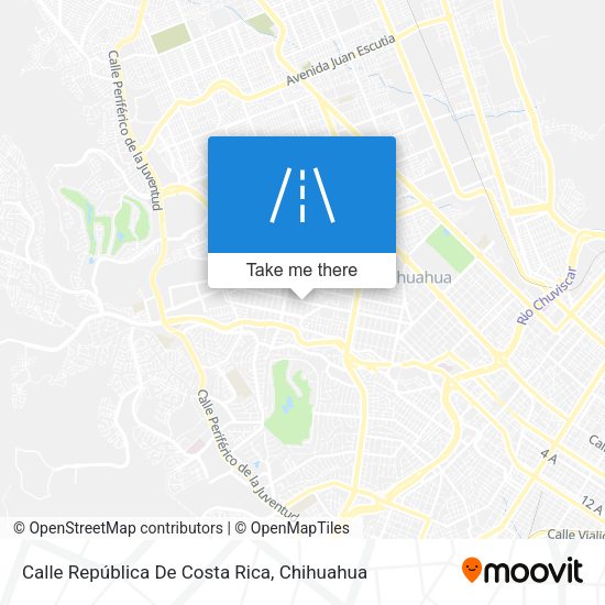 Calle República De Costa Rica map