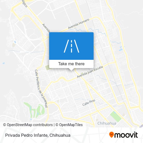 Mapa de Privada Pedro Infante