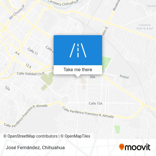 José Fernández map