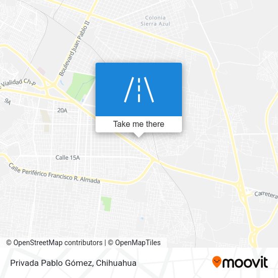 Mapa de Privada Pablo Gómez