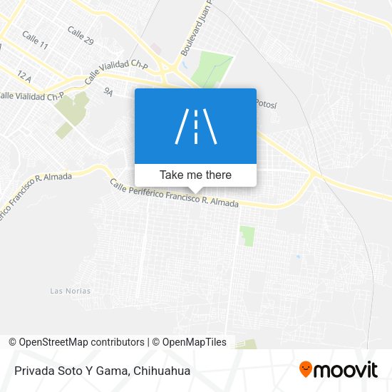 Privada Soto Y Gama map