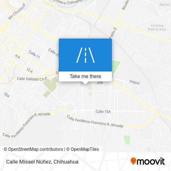 Mapa de Calle Misael Núñez