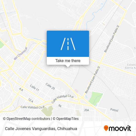 Calle Jovenes Vanguardias map