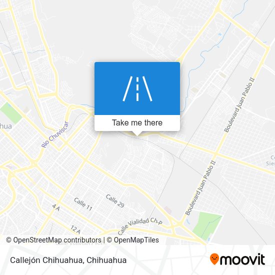 Mapa de Callejón Chihuahua