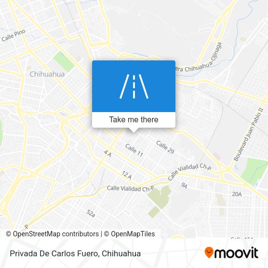 Privada De Carlos Fuero map
