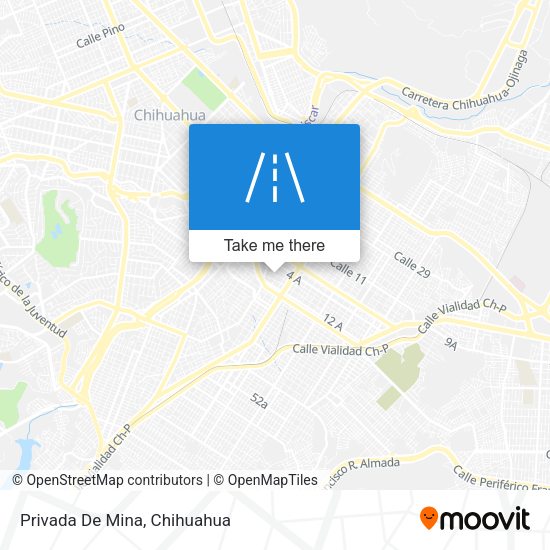 Mapa de Privada De Mina