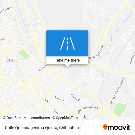 Calle Quincuagésima Quinta map