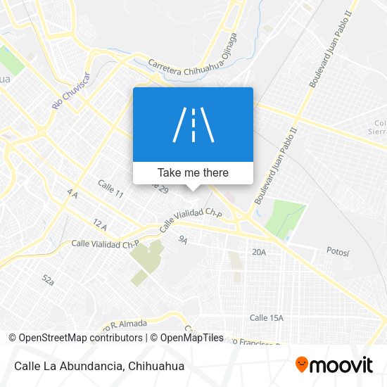 Calle La Abundancia map