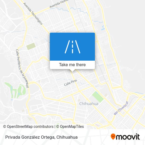 Mapa de Privada González Ortega