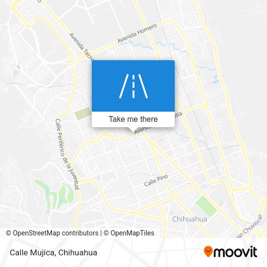 Calle Mujica map