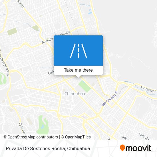 Mapa de Privada De Sóstenes Rocha