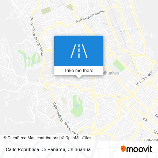 Mapa de Calle República De Panamá