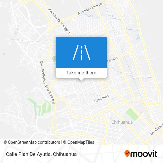 Calle Plan De Ayutla map