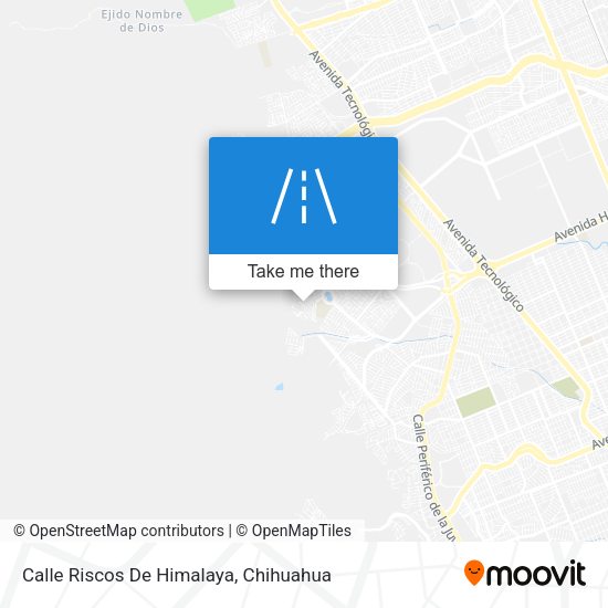 Calle Riscos De Himalaya map
