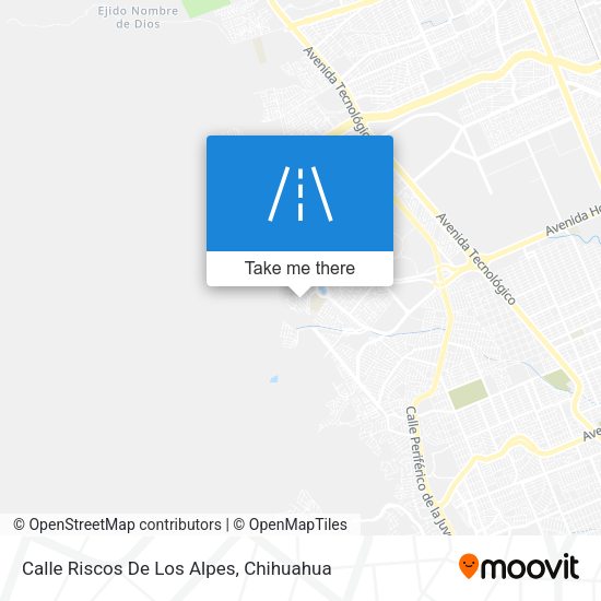 Calle Riscos De Los Alpes map