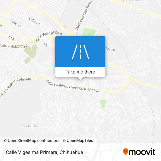 Calle Vigésima Primera map