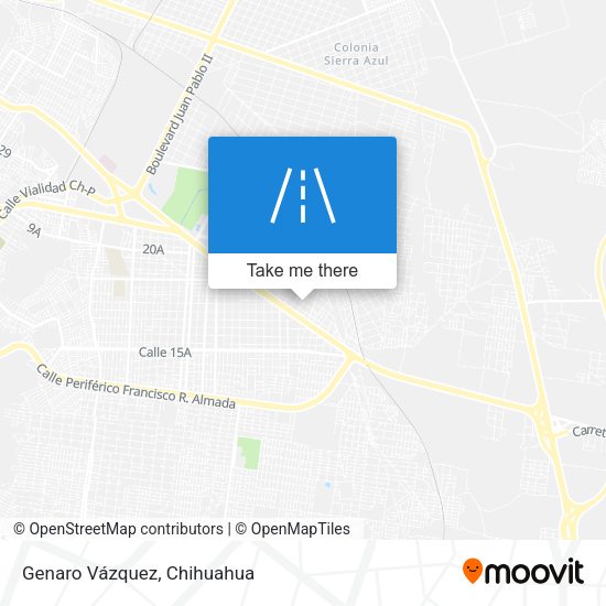 Genaro Vázquez map