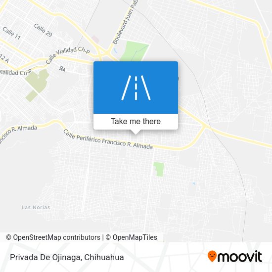 Mapa de Privada De Ojinaga