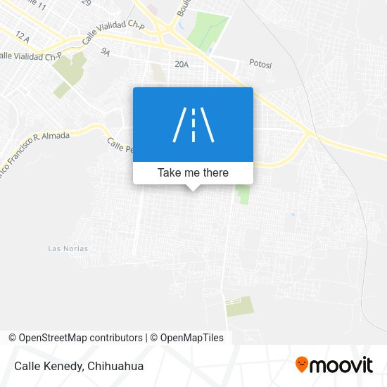 Mapa de Calle Kenedy