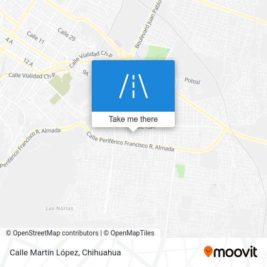 Calle Martín López map