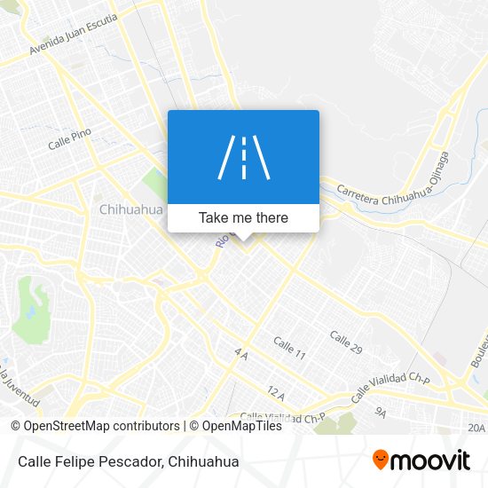 Calle Felipe Pescador map