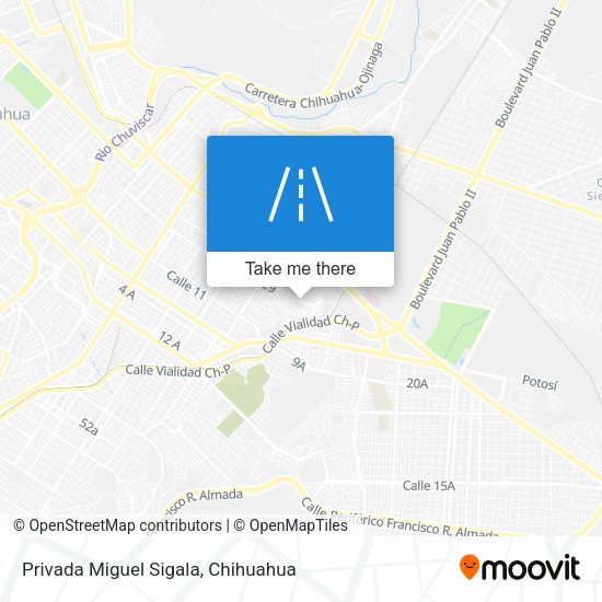 Privada Miguel Sigala map