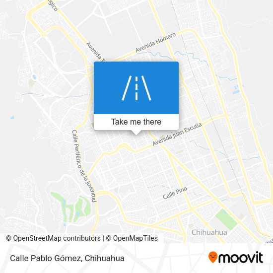 Mapa de Calle Pablo Gómez