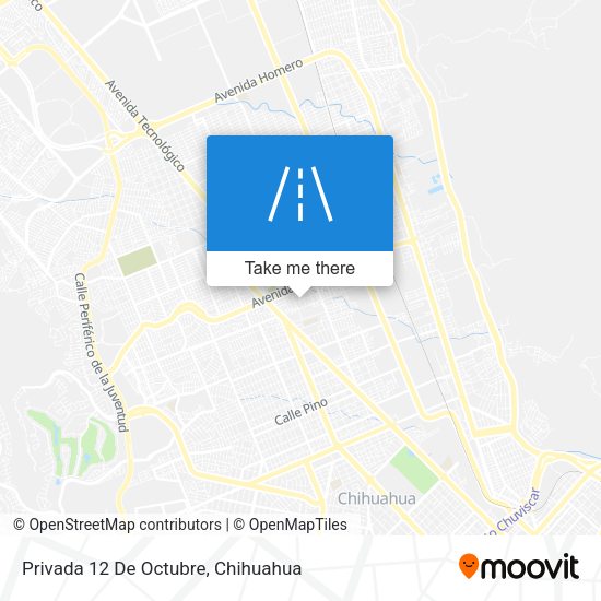 Privada 12 De Octubre map