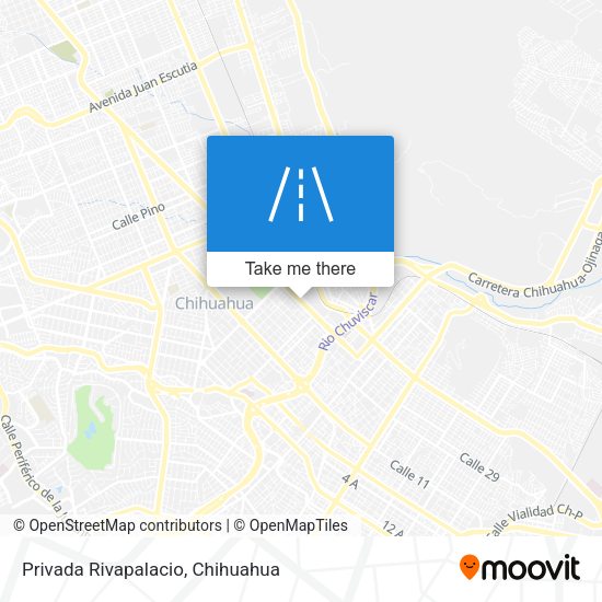 Privada Rivapalacio map