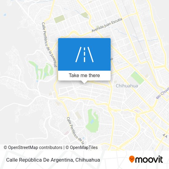 Calle República De Argentina map