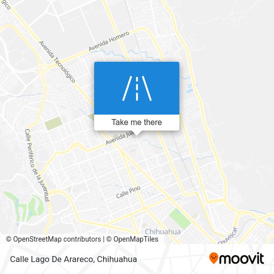 Mapa de Calle Lago De Arareco