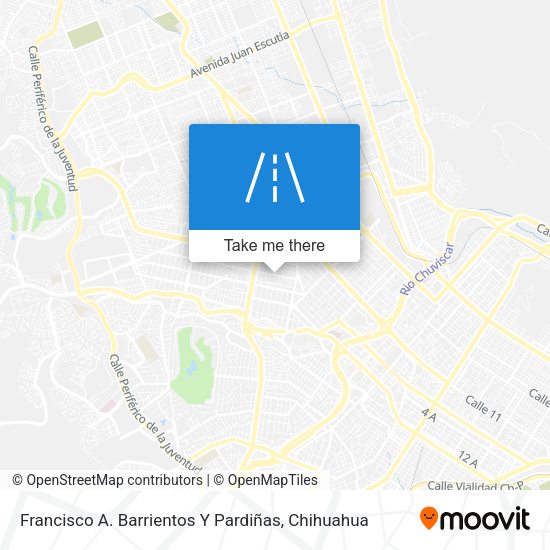 Francisco A. Barrientos Y Pardiñas map