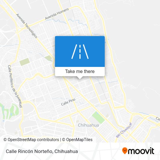 Mapa de Calle Rincón Norteño