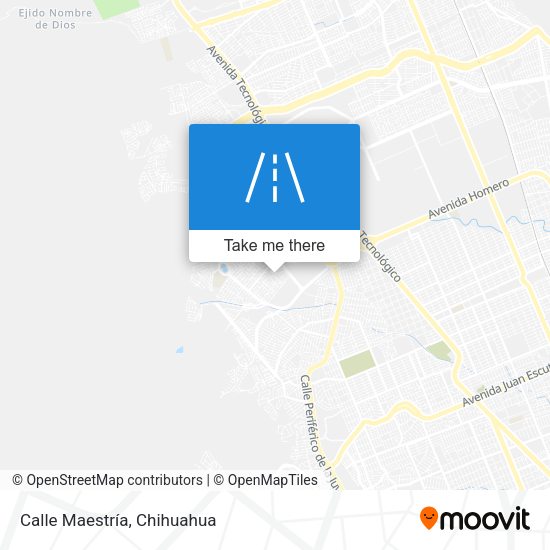 Calle Maestría map
