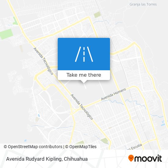 Avenida Rudyard Kipling map