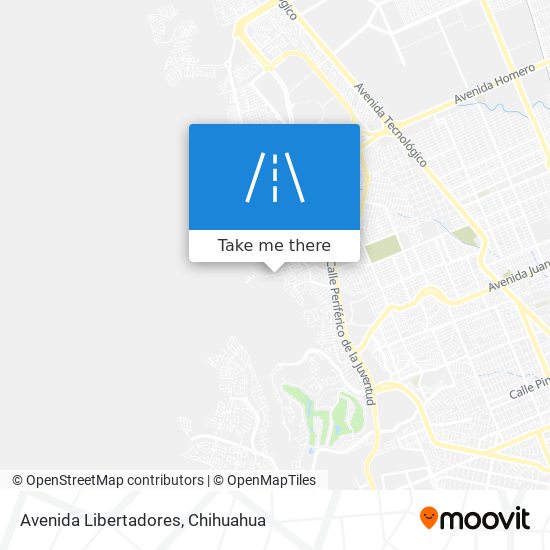 Avenida Libertadores map