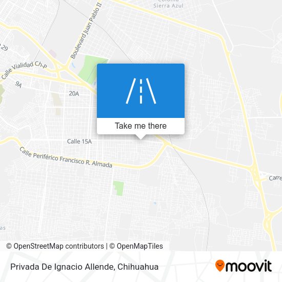Privada De Ignacio Allende map
